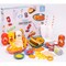 NurtureNature: Imaginative Minds - Fast Food Set - 56pc Toy Food, Burger, Fries, Hot Dog, Soda, Condiments, Kitchen Pretend Play Accessories, Kids 3+